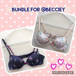 Two Aerie “Ella” Push-up Bras